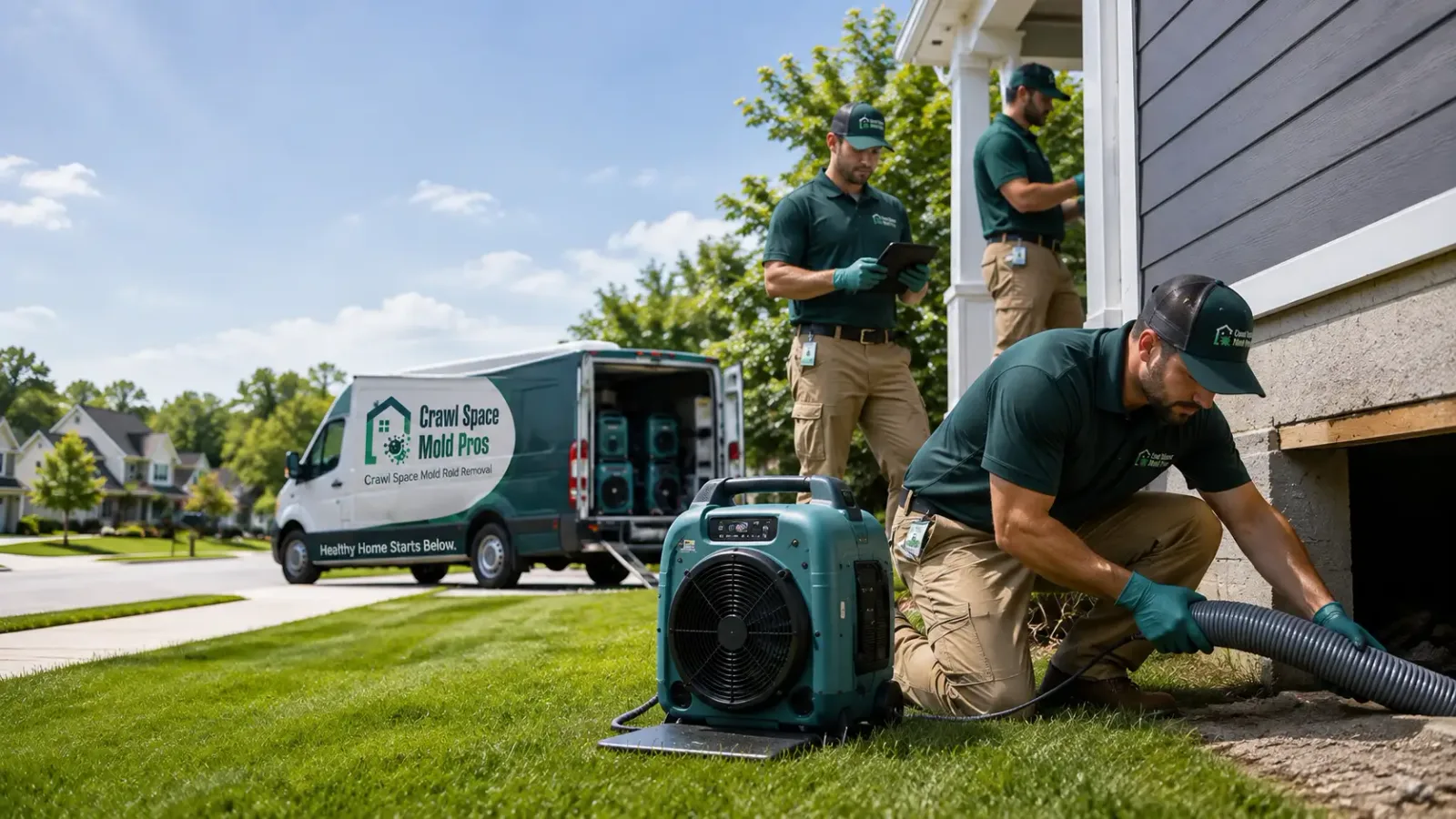 Crawl Space Mold Removal in Stratford, NY